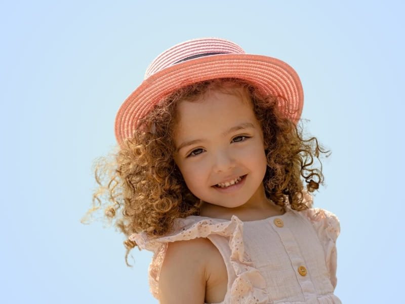 kid straw hat