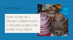 Wie trägt man ein Cowboyhut-Banner aus Stroh?