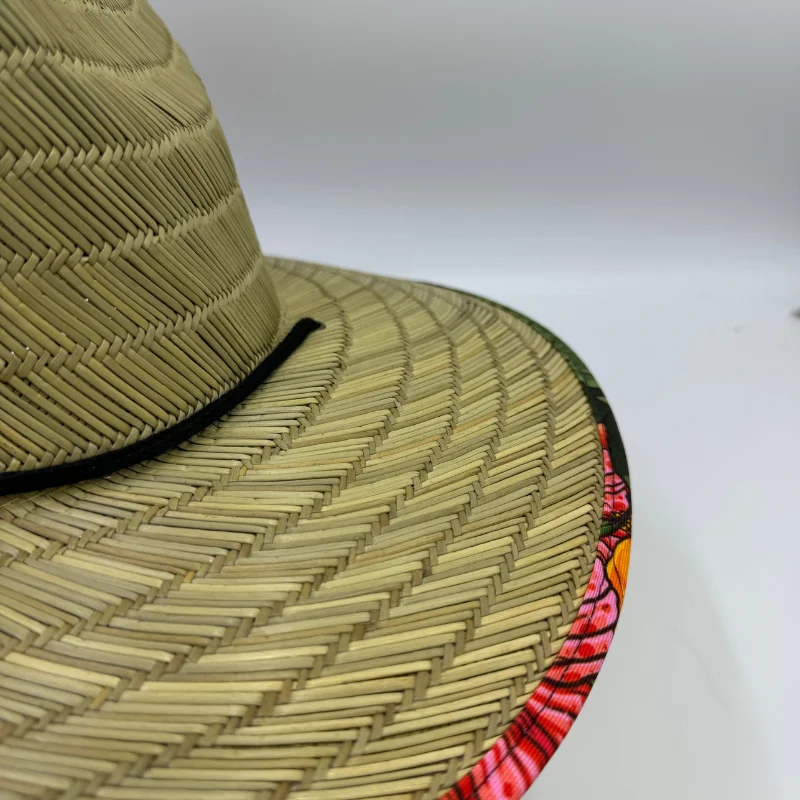 custom lifeguard straw hat